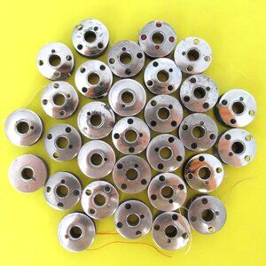 Metal sewing machine bobbin lot # 2
